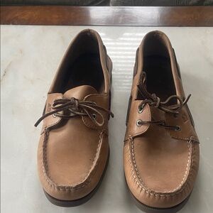 Sperry Men's Brown Leather Boat Shoes